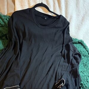 Tommy Hilfiger Black Knit Crew Sweater